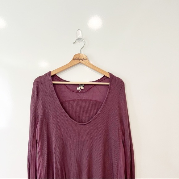 Free People Malibu High-Low Thermal Top - Picture 11 of 12